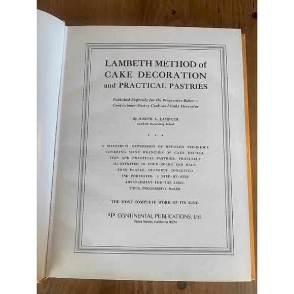 Lambeth Method of Cake Decoration&Practical Pastries RARE Vtg Cookbook 1980 - Picture 5 of 14